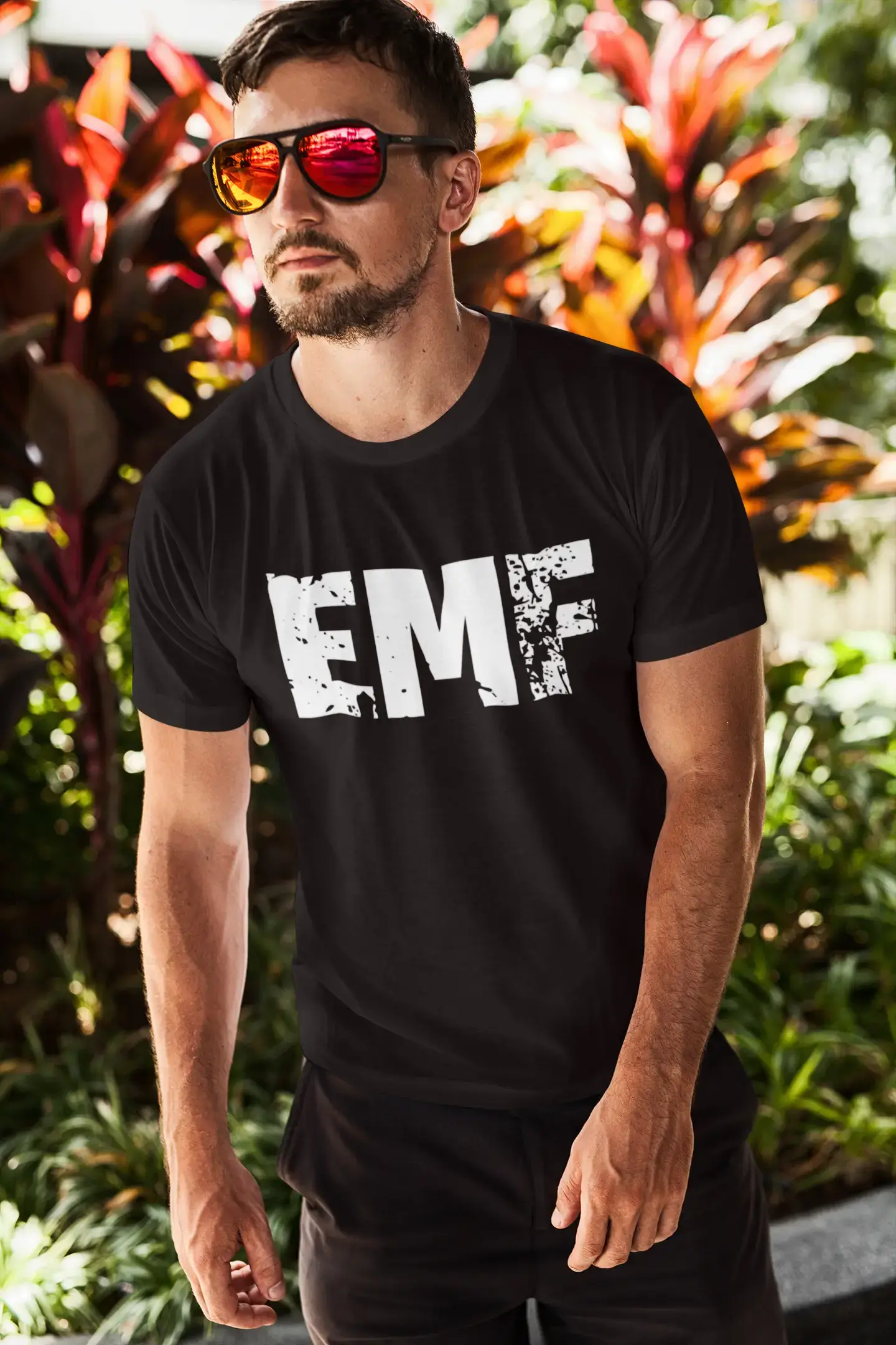 T-shirts pour hommes emf, <span>manches courtes</span> , t-shirts pour hommes, t-shirts pour hommes, coton 00019