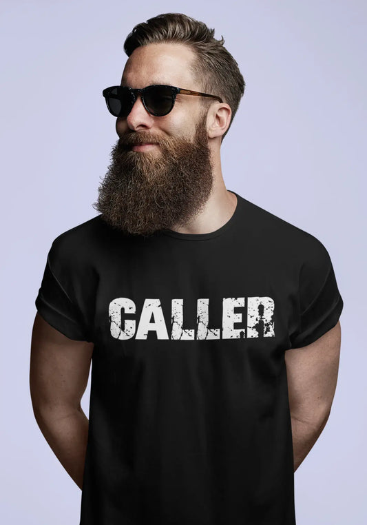 caller ,Men's Short Sleeve Round Neck T-shirt 00004