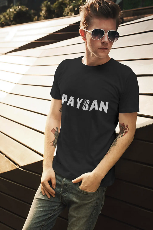 paysan , <span>Homme</span> <span>manches courtes</span> <span>Col rond</span> T-shirt 00004
