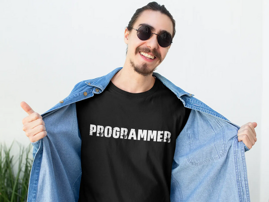 • programmeur, Dictionnaire français, T-shirt <span>manches courtes</span> <span>col rond</span> <span>Homme</span> 00009