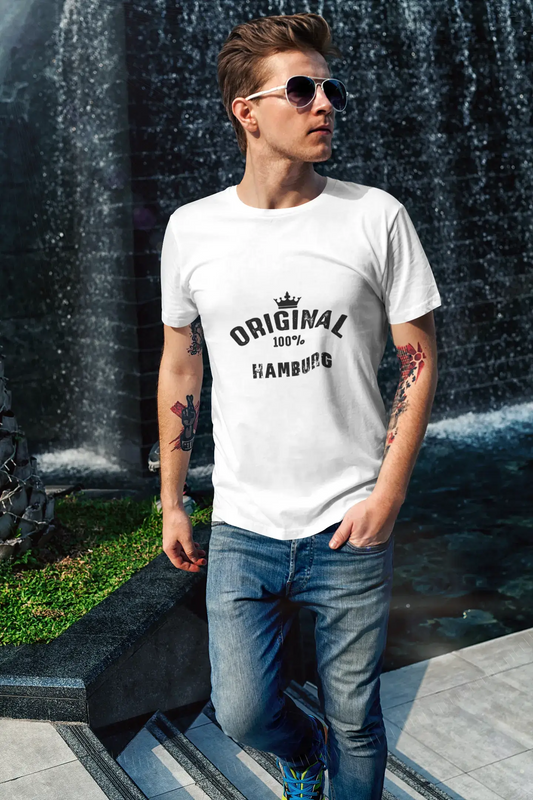 hambourg, <span>Homme manches</span> <span>courtes</span> <span>Col rond</span> T-shirt