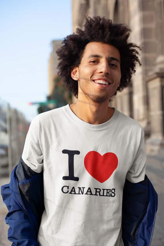 CANARIES, T-shirt manches courtes col rond Homme