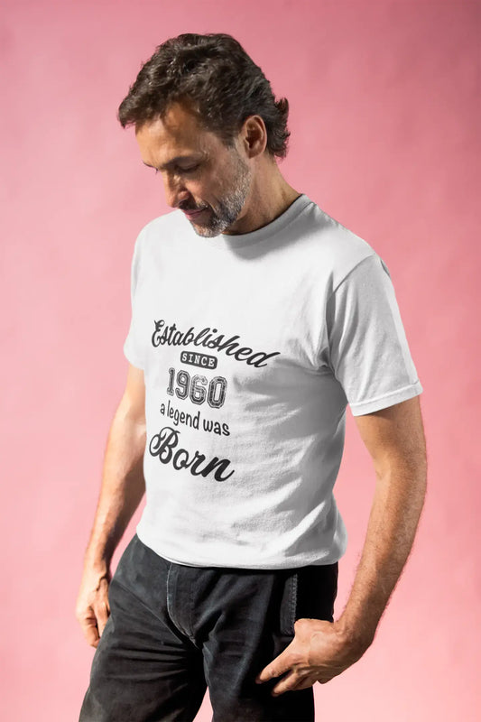 Créé depuis 1960, T-shirt manches courtes col rond homme 00095
