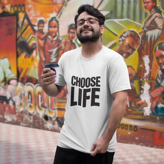 T-shirt Vintage pour Homme, choisissez la vie