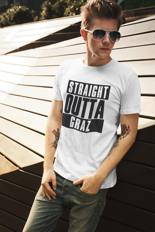 Straight Outta Graz, Homme manches courtes Col rond 00027