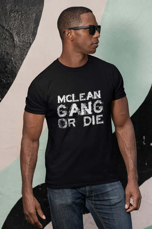T-shirt MCLEAN Family Gang, T-shirt homme, T-shirt noir, T-shirt cadeau 00033