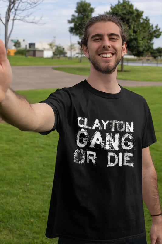 CLAYTON Family Gang Tshirt, Tshirt Homme, Tshirt Noir, T-shirt Cadeau 00033