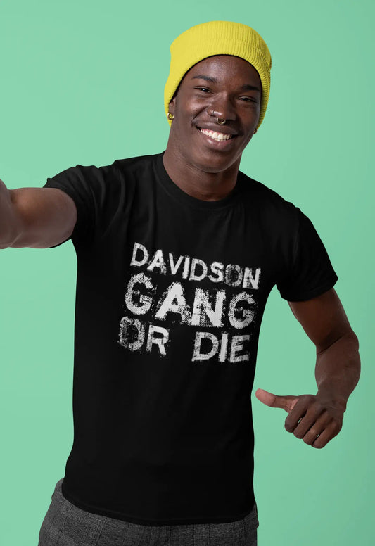 DAVIDSON Family Gang Tshirt, Tshirt homme, Tshirt noir, T-shirt cadeau 00033