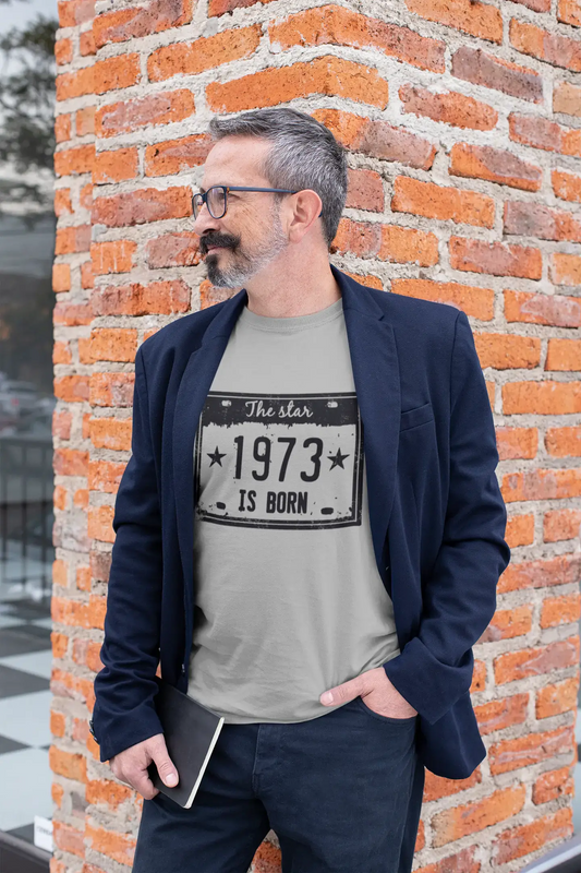 T-shirt Vintage pour Homme, la star 1973 est née