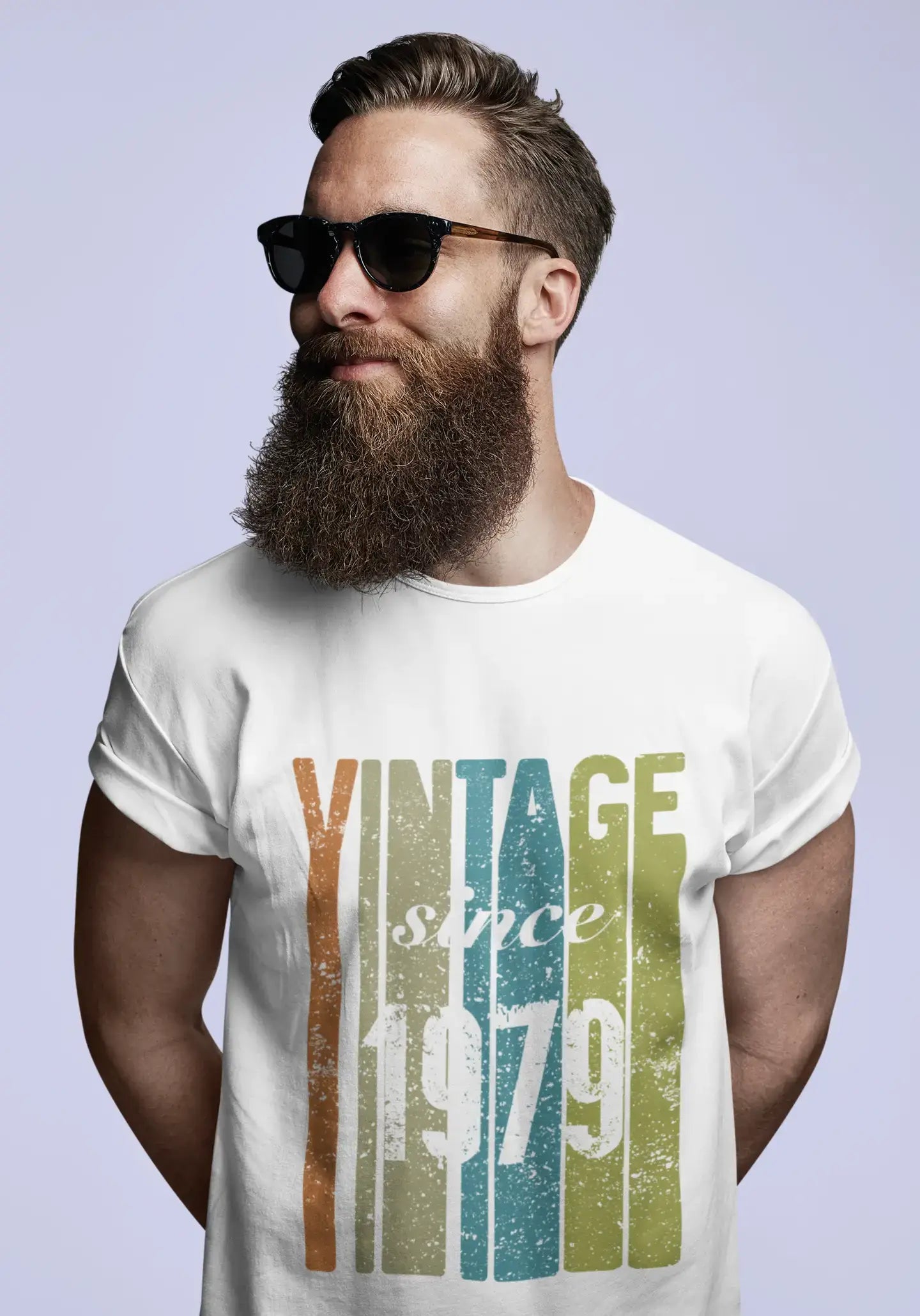 1979, Vintage Since 1979 Men's T-shirt White Birthday Gift 00503