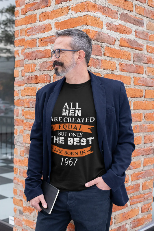 1967, Only the Best are Born in 1967 Men's T-shirt Black Birthday Gift 00509