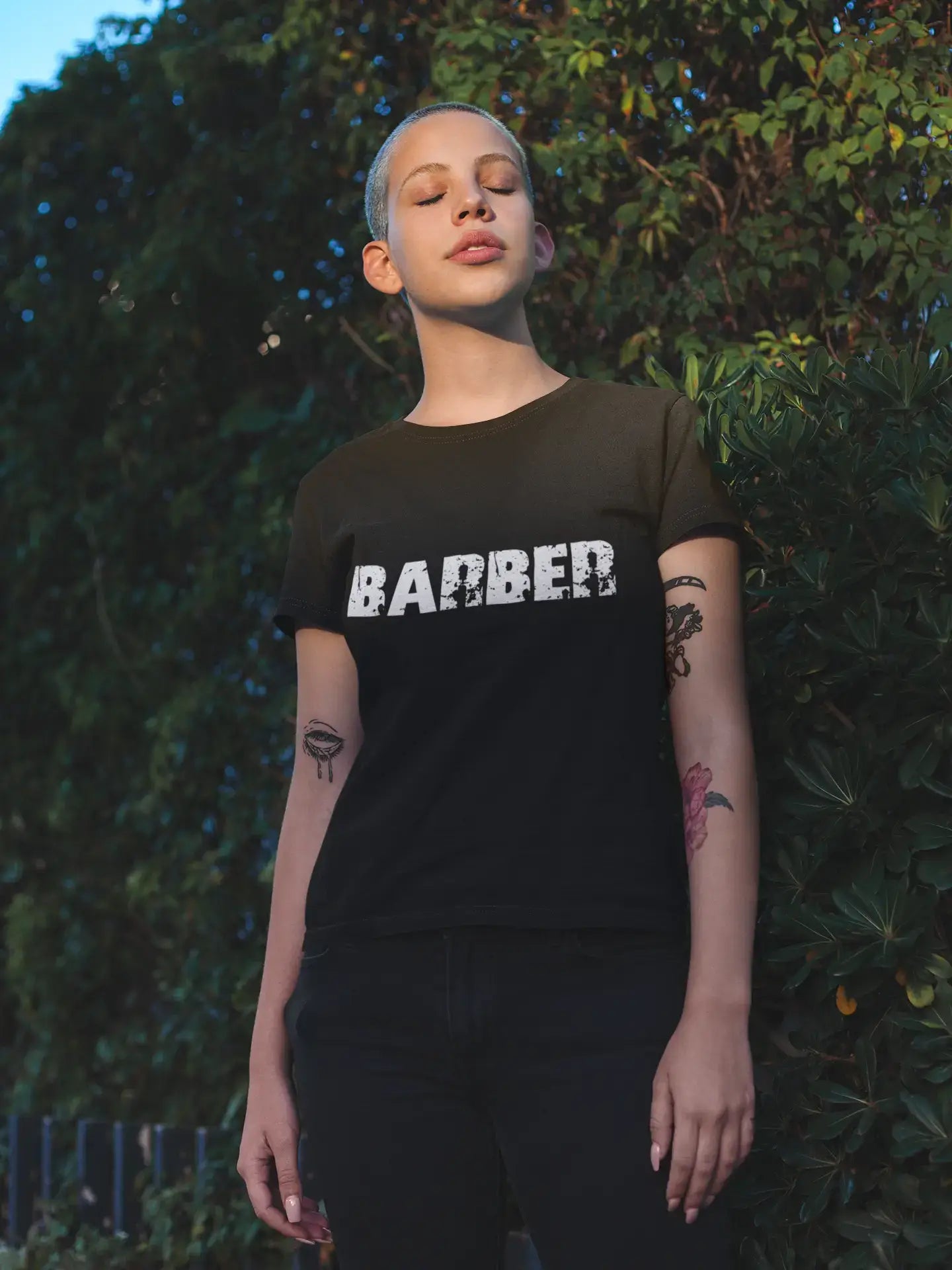 barber Women's T shirt Black Birthday Gift 00547