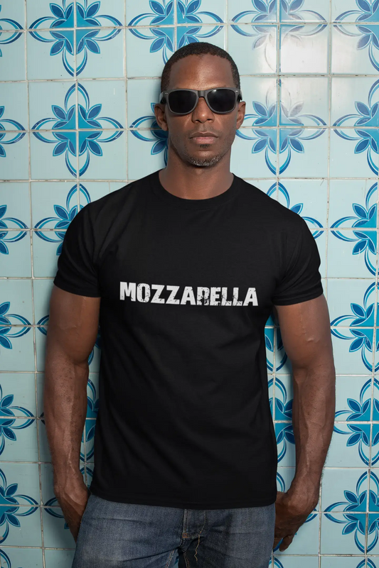 mozzarella Men's T shirt Black Birthday Gift 00548