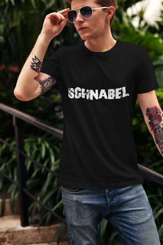 schnabel Men's T shirt Black Birthday Gift 00548