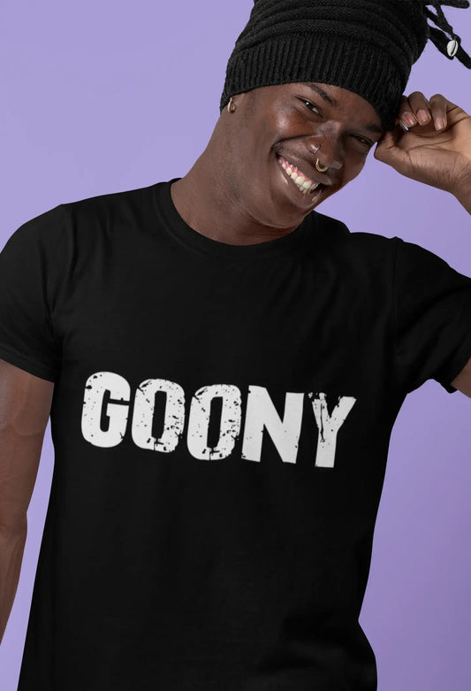 goony Men's Retro T shirt Black Birthday Gift 00553