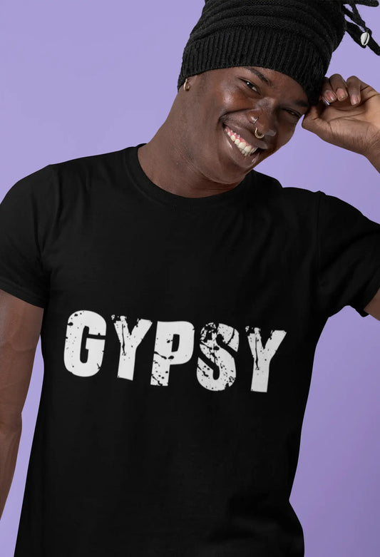 gypsy Men's Retro T shirt <span>Noir</span> <span>Anniversaire</span> <span>Cadeau</span> 00553