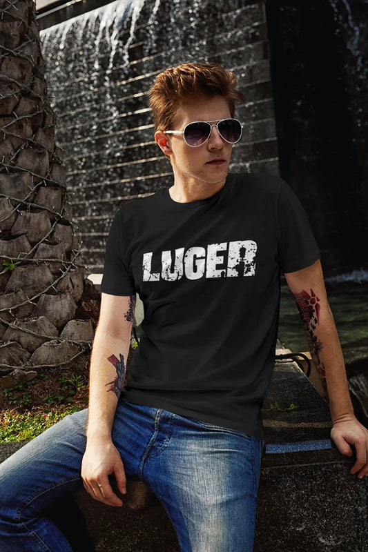 luger Men's Retro T shirt Black Birthday Gift 00553