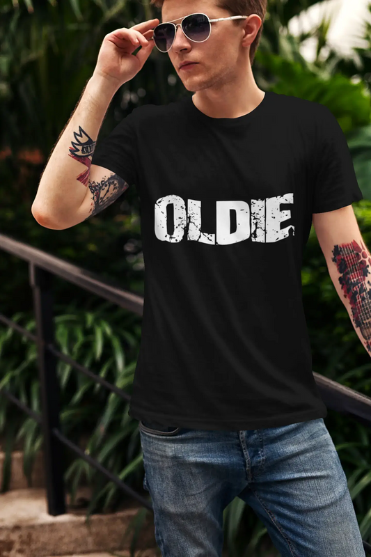 oldie Men's Retro T shirt <span>Noir</span> <span>Anniversaire</span> <span>Cadeau</span> 00553
