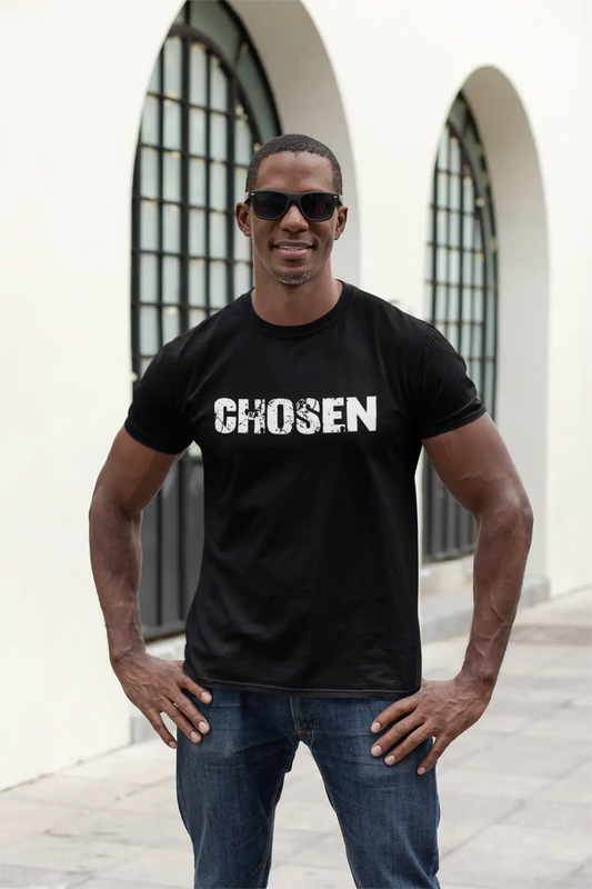 chosen Men's Vintage T shirt Black Birthday Gift 00554