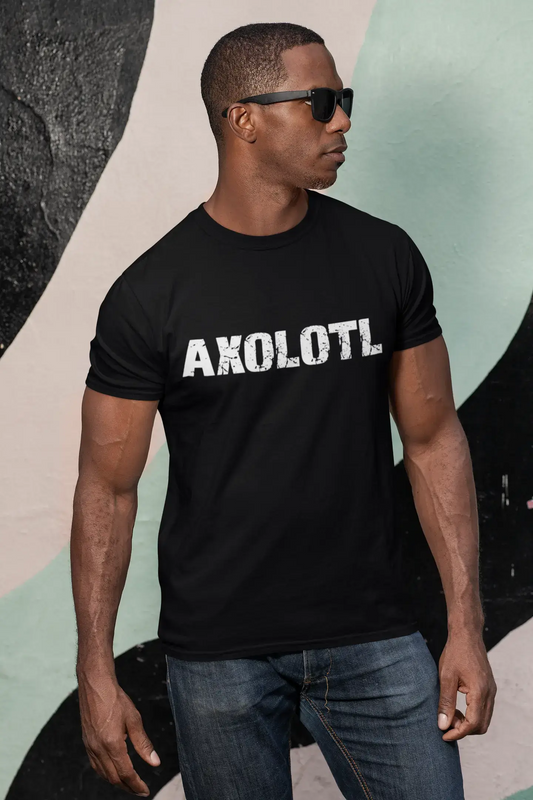 axolotl Men's Vintage T shirt <span>Noir</span> <span>Anniversaire</span> <span>Cadeau</span> 00555