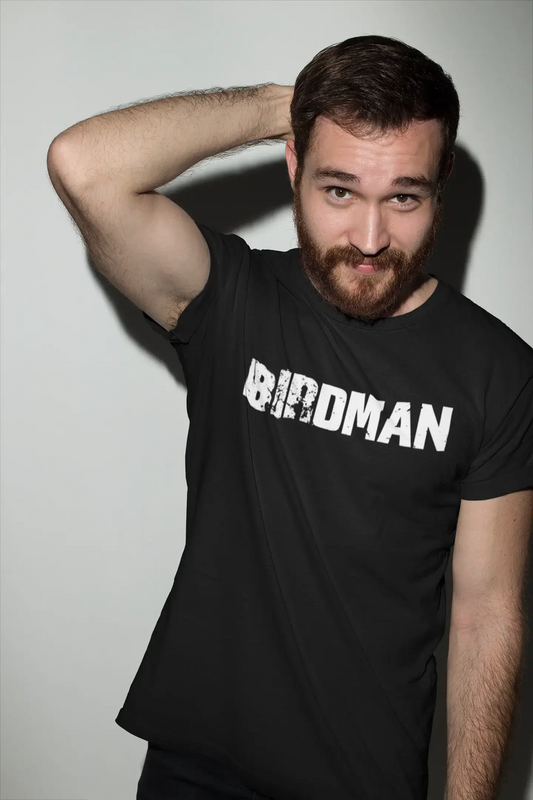 birdman Men's Vintage T shirt <span>Noir</span> <span>Anniversaire</span> <span>Cadeau</span> 00555