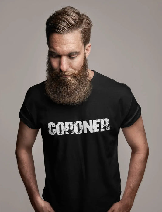 Homme T Shirt Graphique Imprimé Vintage Tee Coroner