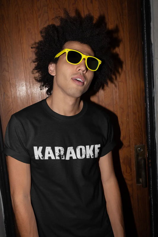 karaoke Men's T shirt Black Birthday Gift 00555