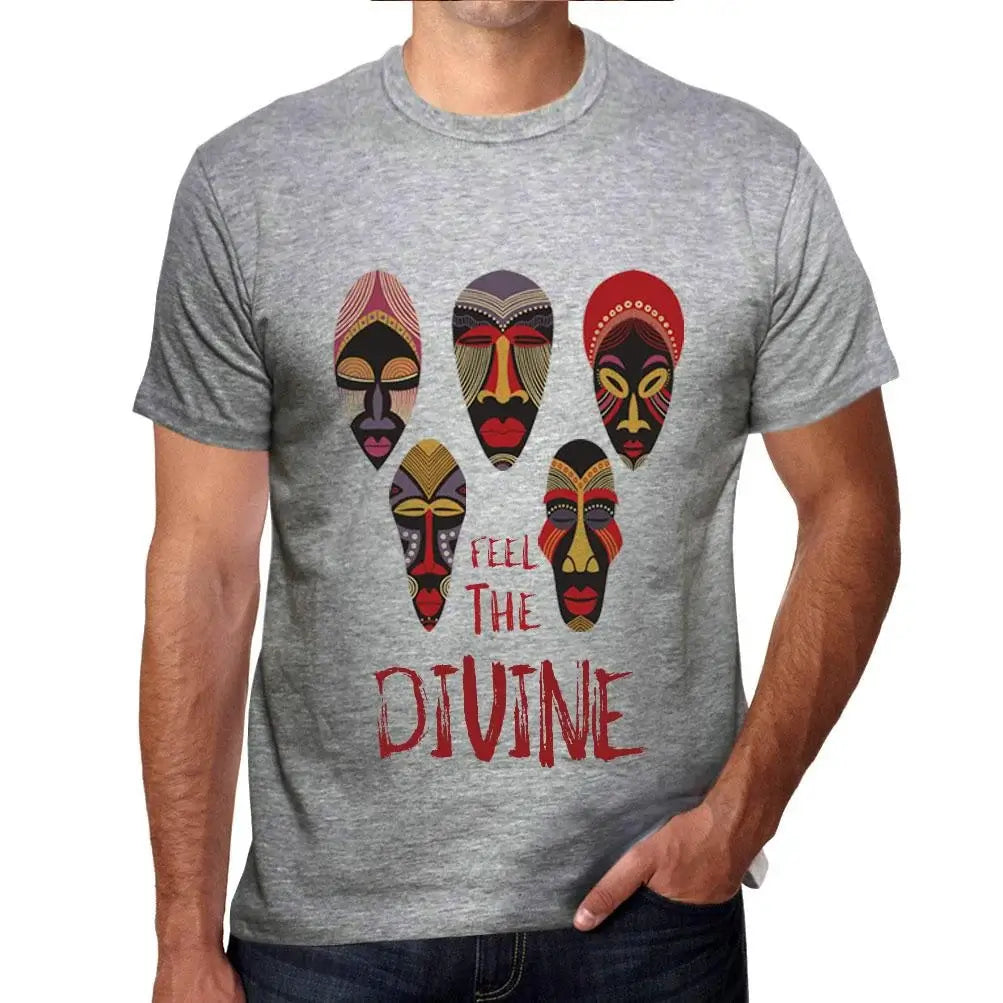 Men's Graphic T-Shirt Native Feel The Divine Eco-Friendly Limited Edition Short Sleeve Tee-Shirt Vintage Birthday Gift Novelty