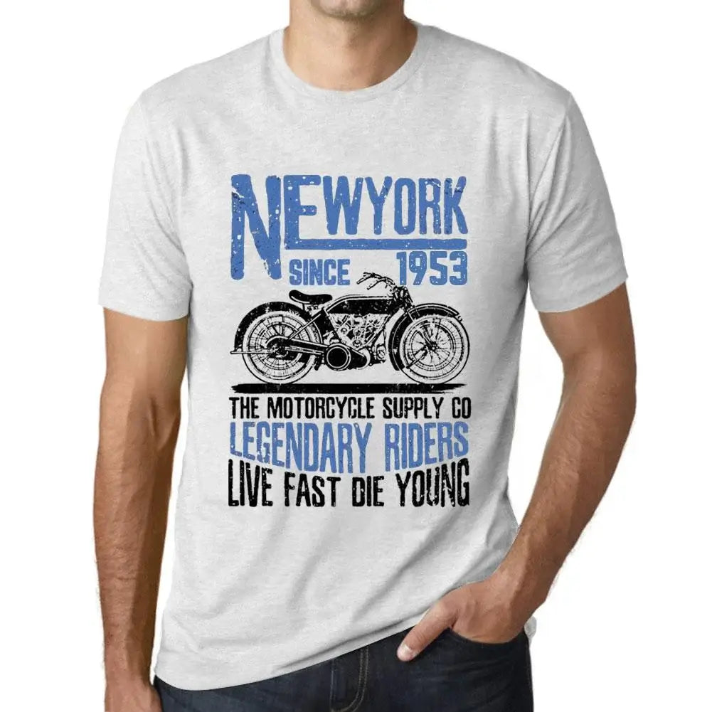 Men's Graphic T-Shirt Motorcycle Legendary Riders Since 1953 71st Birthday Anniversary 71 Year Old Gift 1953 Vintage Eco-Friendly Short Sleeve Novelty Tee