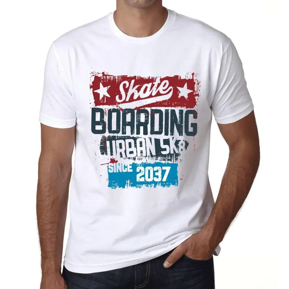 Men's Graphic T-Shirt Urban Skateboard Since 2037