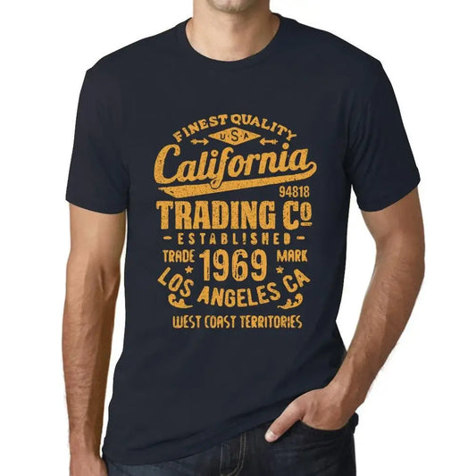 Men's Graphic T-Shirt California Trading Since 1969 55th Birthday Anniversary 55 Year Old Gift 1969 Vintage Eco-Friendly Short Sleeve Novelty Tee