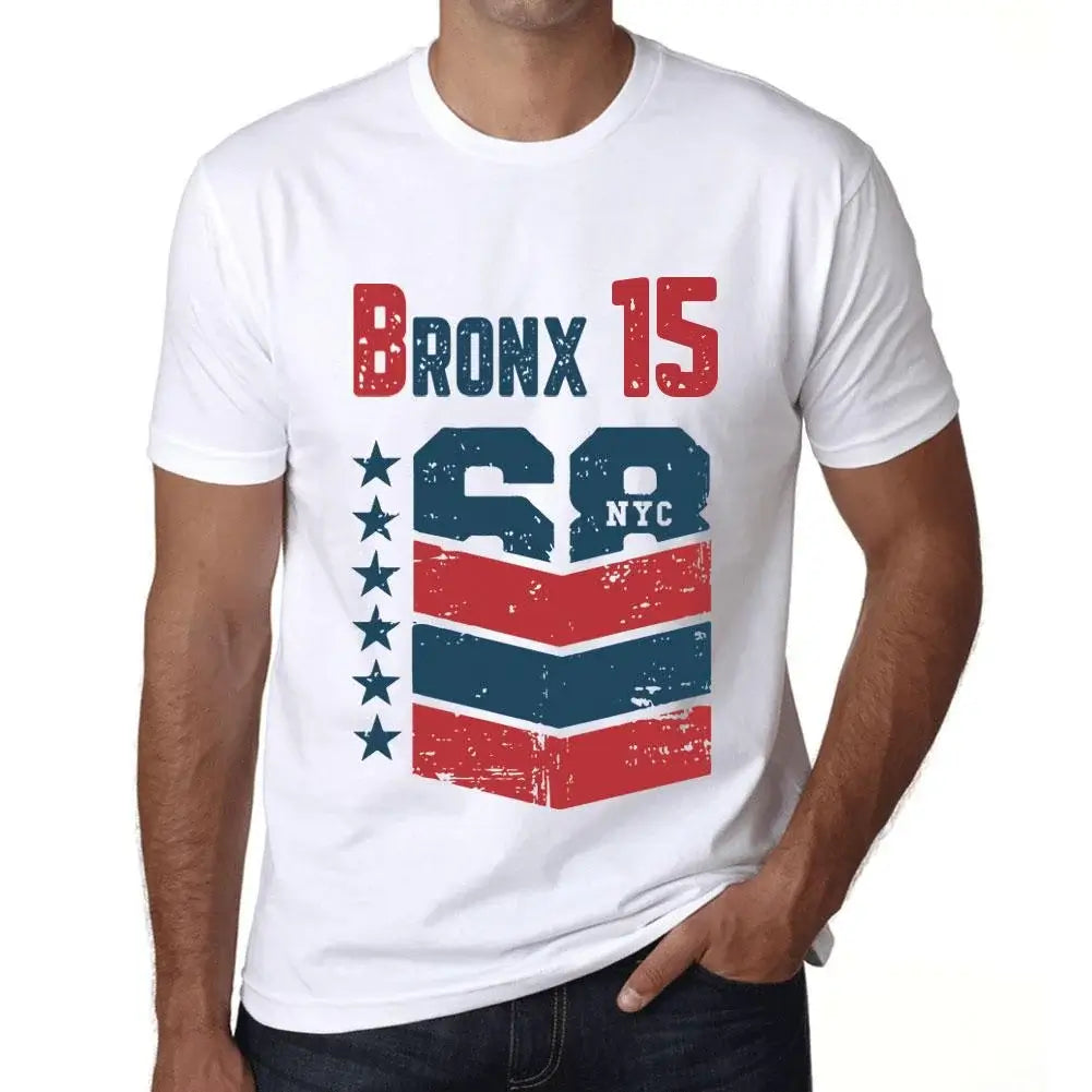 Men's Graphic T-Shirt Bronx 15 15th Birthday Anniversary 15 Year Old Gift 2009 Vintage Eco-Friendly Short Sleeve Novelty Tee