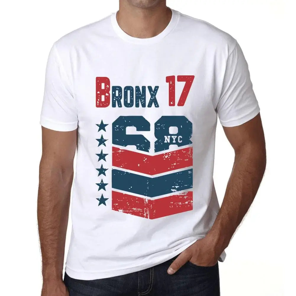 Men's Graphic T-Shirt Bronx 17 17th Birthday Anniversary 17 Year Old Gift 2007 Vintage Eco-Friendly Short Sleeve Novelty Tee