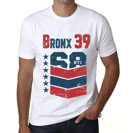 Men's Graphic T-Shirt Bronx 39 39th Birthday Anniversary 39 Year Old Gift 1985 Vintage Eco-Friendly Short Sleeve Novelty Tee