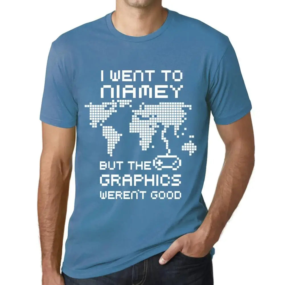 Men's Graphic T-Shirt I Went To Niamey But The Graphics Weren’t Good Eco-Friendly Limited Edition Short Sleeve Tee-Shirt Vintage Birthday Gift Novelty