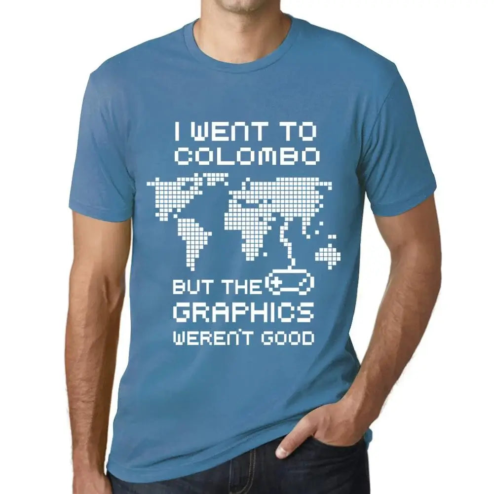 Men's Graphic T-Shirt I Went To Colombo But The Graphics Weren’t Good Eco-Friendly Limited Edition Short Sleeve Tee-Shirt Vintage Birthday Gift Novelty