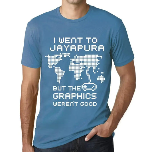 Men's Graphic T-Shirt I Went To Jayapura But The Graphics Weren’t Good Eco-Friendly Limited Edition Short Sleeve Tee-Shirt Vintage Birthday Gift Novelty