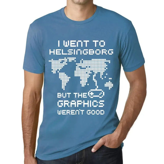 Men's Graphic T-Shirt I Went To Helsingborg But The Graphics Weren’t Good Eco-Friendly Limited Edition Short Sleeve Tee-Shirt Vintage Birthday Gift Novelty