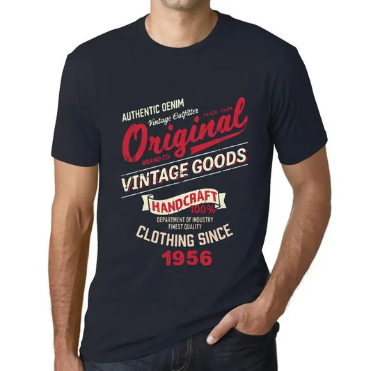 Men's Graphic T-Shirt Original Vintage Clothing Since 1956 68th Birthday Anniversary 68 Year Old Gift 1956 Vintage Eco-Friendly Short Sleeve Novelty Tee