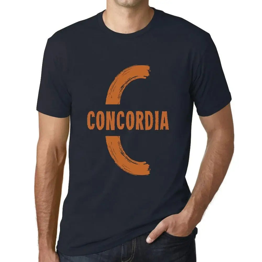 Men's Graphic T-Shirt Concordia Eco-Friendly Limited Edition Short Sleeve Tee-Shirt Vintage Birthday Gift Novelty