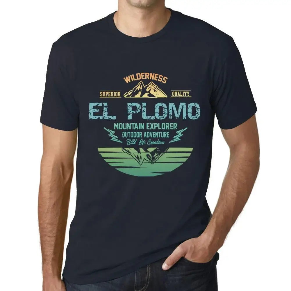 Men's Graphic T-Shirt Outdoor Adventure, Wilderness, Mountain Explorer El Plomo Eco-Friendly Limited Edition Short Sleeve Tee-Shirt Vintage Birthday Gift Novelty