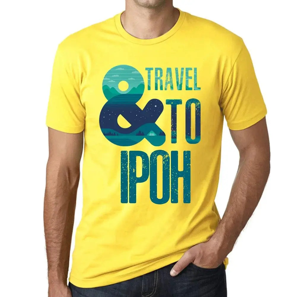 Men's Graphic T-Shirt And Travel To Ipoh Eco-Friendly Limited Edition Short Sleeve Tee-Shirt Vintage Birthday Gift Novelty