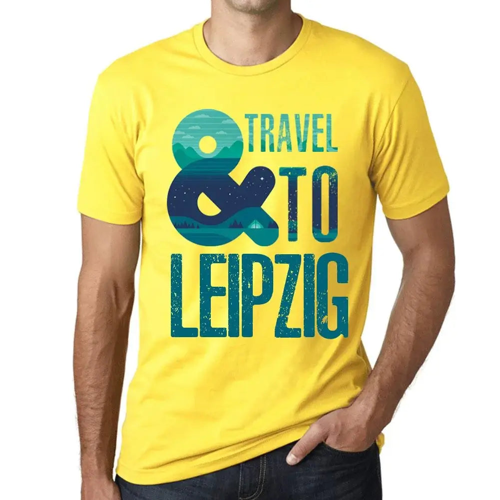 Men's Graphic T-Shirt And Travel To Leipzig Eco-Friendly Limited Edition Short Sleeve Tee-Shirt Vintage Birthday Gift Novelty