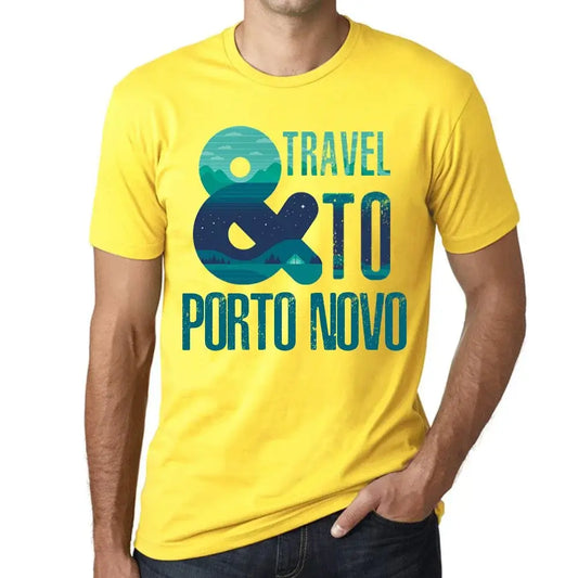 Men's Graphic T-Shirt And Travel To Porto Novo Eco-Friendly Limited Edition Short Sleeve Tee-Shirt Vintage Birthday Gift Novelty