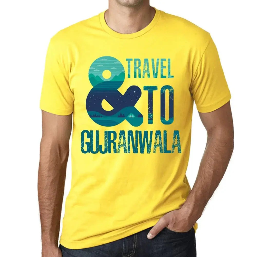 Men's Graphic T-Shirt And Travel To Gujranwala Eco-Friendly Limited Edition Short Sleeve Tee-Shirt Vintage Birthday Gift Novelty