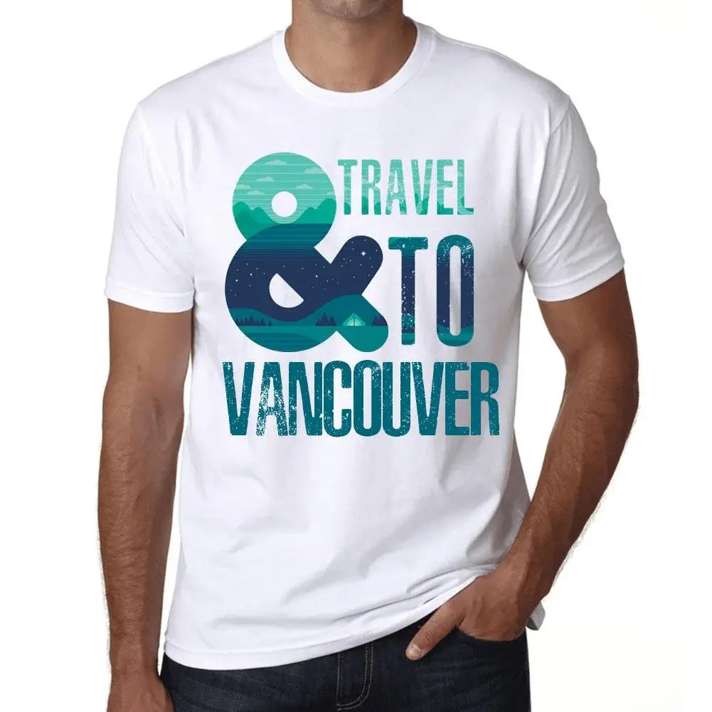 Men's Graphic T-Shirt And Travel To Vancouver Eco-Friendly Limited Edition Short Sleeve Tee-Shirt Vintage Birthday Gift Novelty