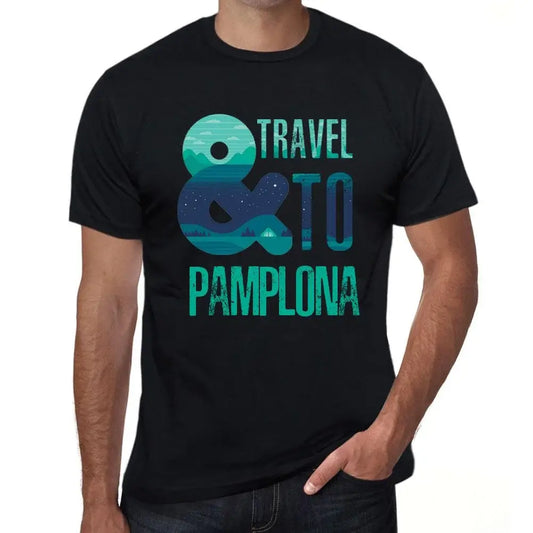 Men's Graphic T-Shirt And Travel To Pamplona Eco-Friendly Limited Edition Short Sleeve Tee-Shirt Vintage Birthday Gift Novelty