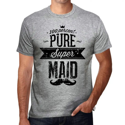 Men's Graphic T-Shirt 100% Pure Super Maid Eco-Friendly Limited Edition Short Sleeve Tee-Shirt Vintage Birthday Gift Novelty