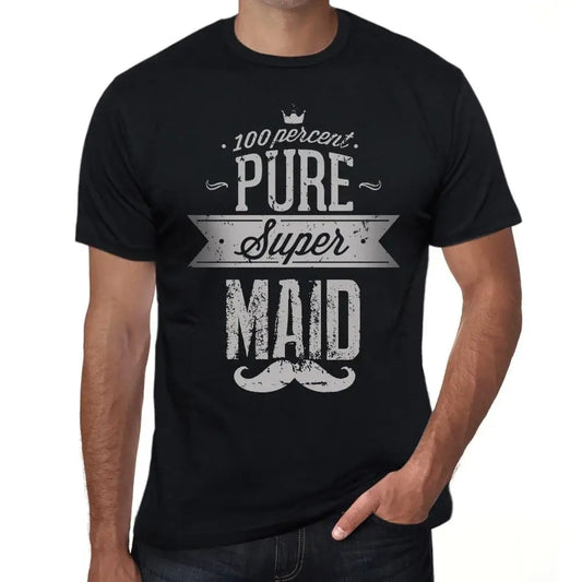 Men's Graphic T-Shirt 100% Pure Super Maid Eco-Friendly Limited Edition Short Sleeve Tee-Shirt Vintage Birthday Gift Novelty