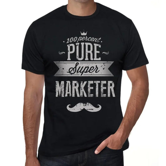 Men's Graphic T-Shirt 100% Pure Super Marketer Eco-Friendly Limited Edition Short Sleeve Tee-Shirt Vintage Birthday Gift Novelty